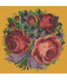 Elizabeth Bradley, Floribunda, VIOLETS AND ROSES - 12x12 pollici Elizabeth Bradley - 13