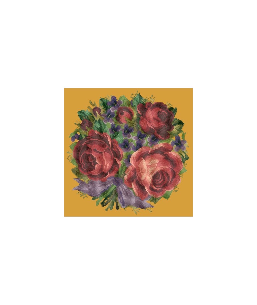 Elizabeth Bradley, Floribunda, VIOLETS AND ROSES - 12x12 pollici Elizabeth Bradley - 13