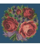 Elizabeth Bradley, Floribunda, VIOLETS AND ROSES - 12x12 pollici Elizabeth Bradley - 16