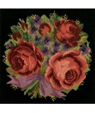 Elizabeth Bradley, Floribunda, VIOLETS AND ROSES - 12x12 pollici Elizabeth Bradley - 18