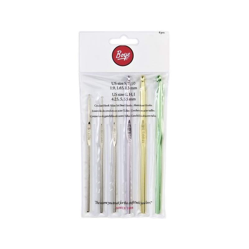 Boye, Set di Uncinetti - D, E, F, G, H, I, J, K Boye - 1