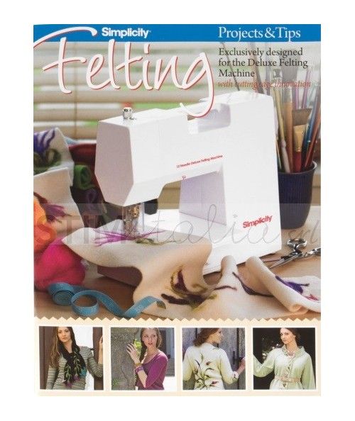 Felting Projects & Tips Book (Progetti per feltro e suggerimenti) Simplicity - 1