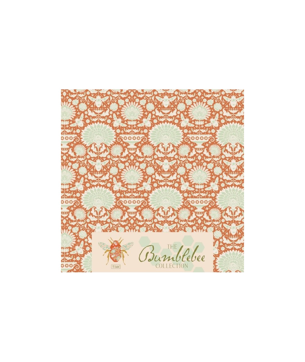 Tilda 110 Garden Bees Ginger Bumblebee Tilda Fabrics - 1 Tilda 110 Garden Bees Ginger Bumblebee Tilda Fabrics - 1