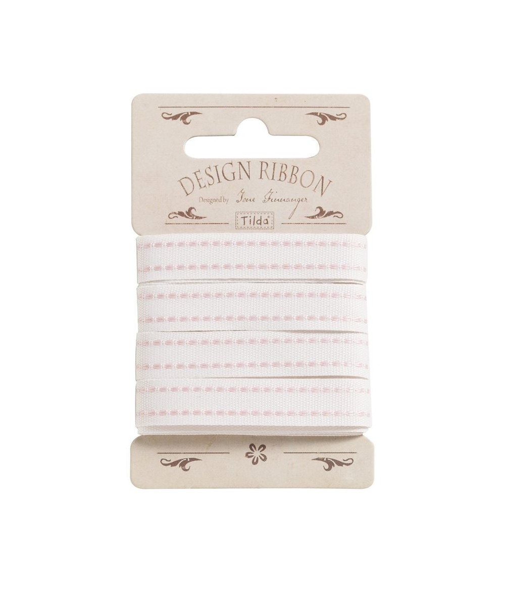 Tilda ribbon 10 mm Pink seams Tilda Fabrics - 1