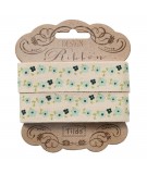 Tilda ribbon 20 mm Flower G.Teal “Spring Lake” Tilda Fabrics - 1