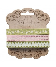 Tilda ribbon set “Apple Bloom” 10 mm, 3pz Tilda Fabrics - 1