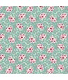 Tilda 110 Clown Flower Teal Tilda Fabrics - 1
