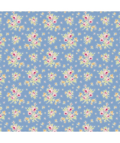 Tilda 110 First Kiss Blue Tilda Fabrics - 1
