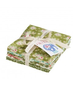 Tilda Fat Quarter Bundle Circus Green, 5pz Tilda Fabrics - 1