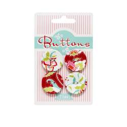 Tilda fabric Bottoni 28 mm, 4 pz Circus Tilda Fabrics - 1