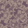 Tessuto Viola con decorazioni arabesche e quadrifogli - Rose life Garden, Lecien Lecien Corporation - 1 Tessuto Viola con decorazioni arabesche e quadrifogli - Rose life Garden, Lecien Lecien Corporation - 1
