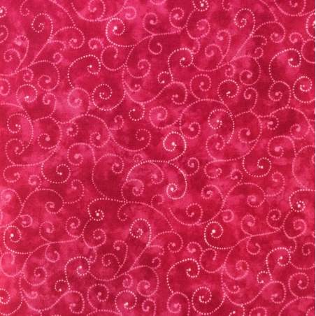 Moda Fabrics Marble Swirls, Tessuto Fucsia con Ghirigori Moda Fabrics - 1