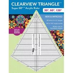Clearview Triangle Super 60° - Sqadra in Acrilico C&T Publishing - 1