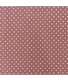 Tessuto Rosa antico con pois bianchi - To-Do To Do - 1