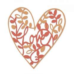 Sizzix, Thinlits Die Natural Love Sizzix - Big Shot - 1