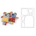Bigz Plus Q Die Maggie & Quincy (Large Bear) by JJ Sizzix - Big Shot - 1