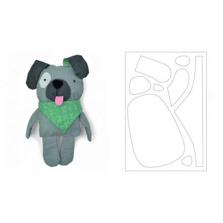 Bigz Plus Die Dog Softee by Debi Potter Sizzix - Big Shot - 1