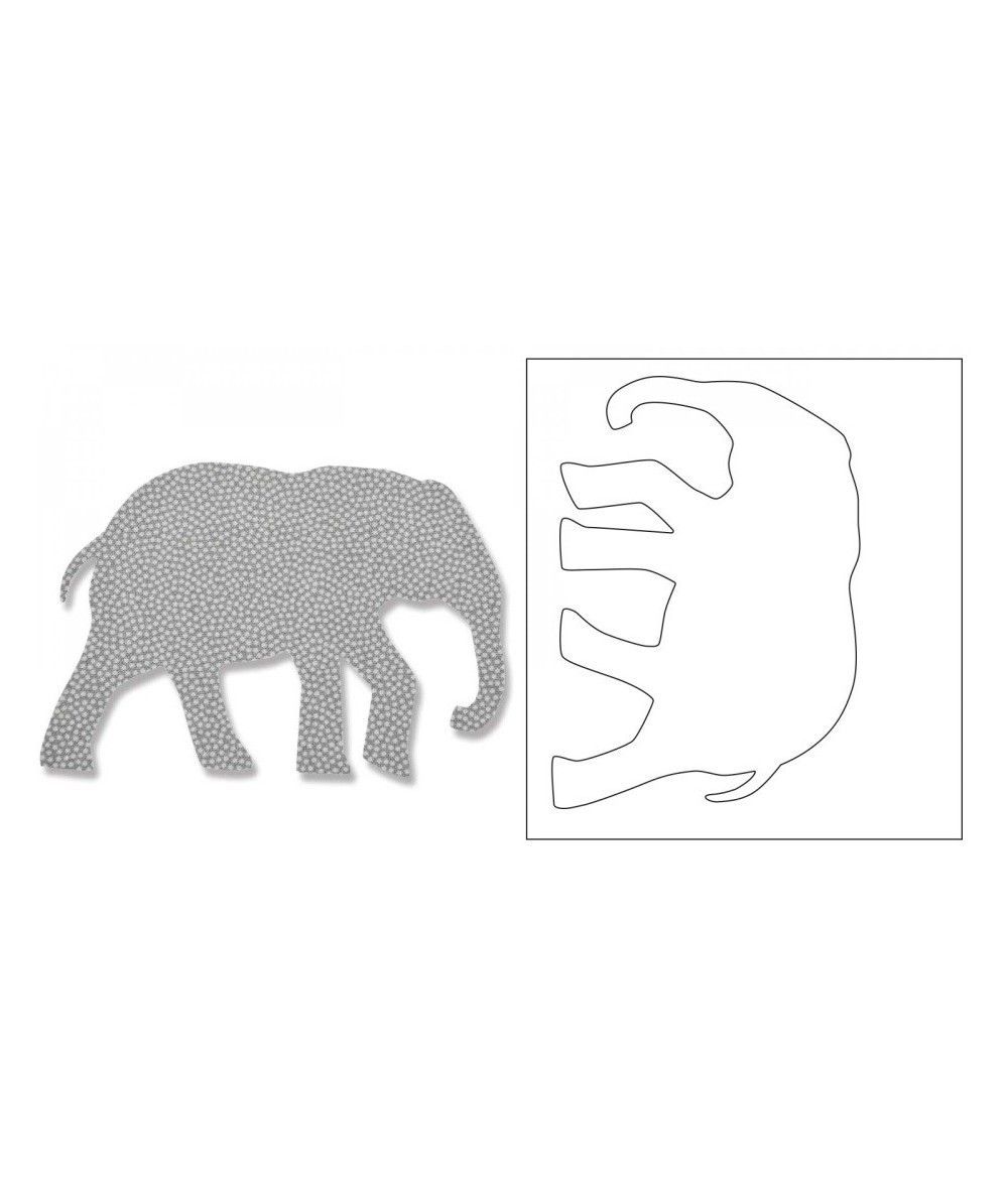 Sizzix, Bigz Die Elephant n3 by Debi Potter Sizzix - Big Shot - 1 Sizzix, Bigz Die Elephant n3 by Debi Potter Sizzix - Big Shot - 1
