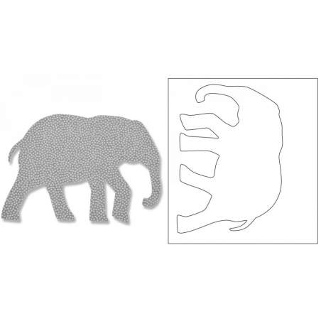 Sizzix, Bigz Die Elephant n3 by Debi Potter Sizzix - Big Shot - 1