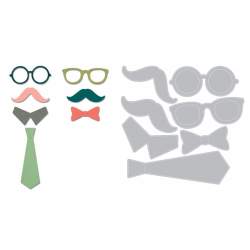 Sizzix, Thinlits Die Set 7PK Looking Dapper by Pete Hughes Sizzix - Big Shot - 1