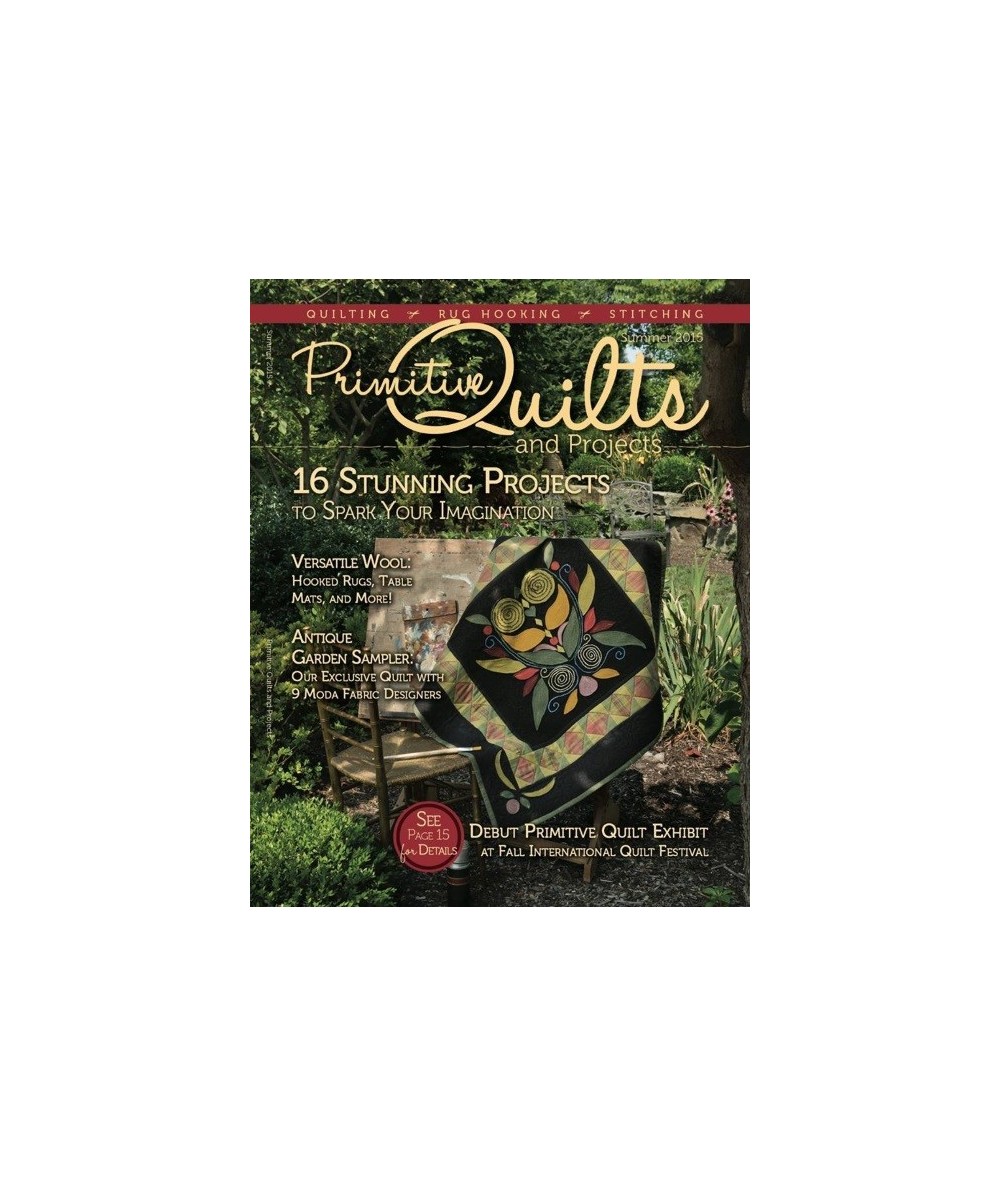 Primitive Quilts & Projects Summer 2015 - 107 pagine Homespun Media - Good Harbor Media - 1 Primitive Quilts & Projects Summer 2015 - 107 pagine Homespun Media - Good Harbor Media - 1