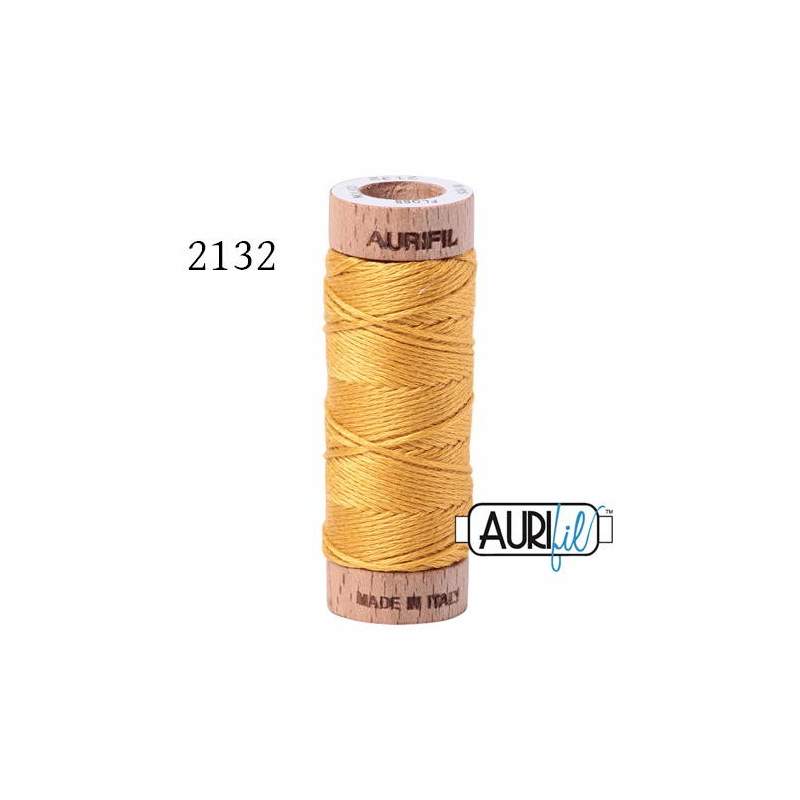 Aurifil, Filato da Ricamo Aurifloss a 6 Fili - Makò 100% Cotone Egiziano Aurifil - 40