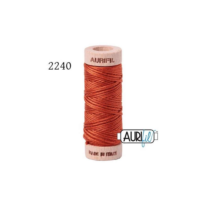 Aurifil, Filato da Ricamo Aurifloss a 6 Fili - Makò 100% Cotone Egiziano Aurifil - 55