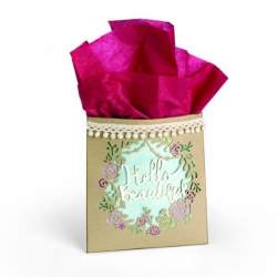 Sizzix, Thinlits Die Phrase Hello Beautiful by Katelyn Sizzix - Big Shot - 1