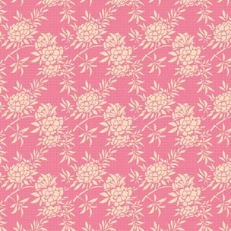 Tilda 110 Flower Bush Pink Tilda Fabrics - 1