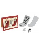 Framelits Die Set 2PK w/Stamps Fairisle Stocking Sizzix - Big Shot - 1