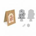 Framelits Die Set 3PK w/Stamps Floral Cake Sizzix - Big Shot - 1