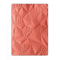 3-D TIEF Jumbled Triangles by Katelyn Lizardi Sizzix - Big Shot - 1