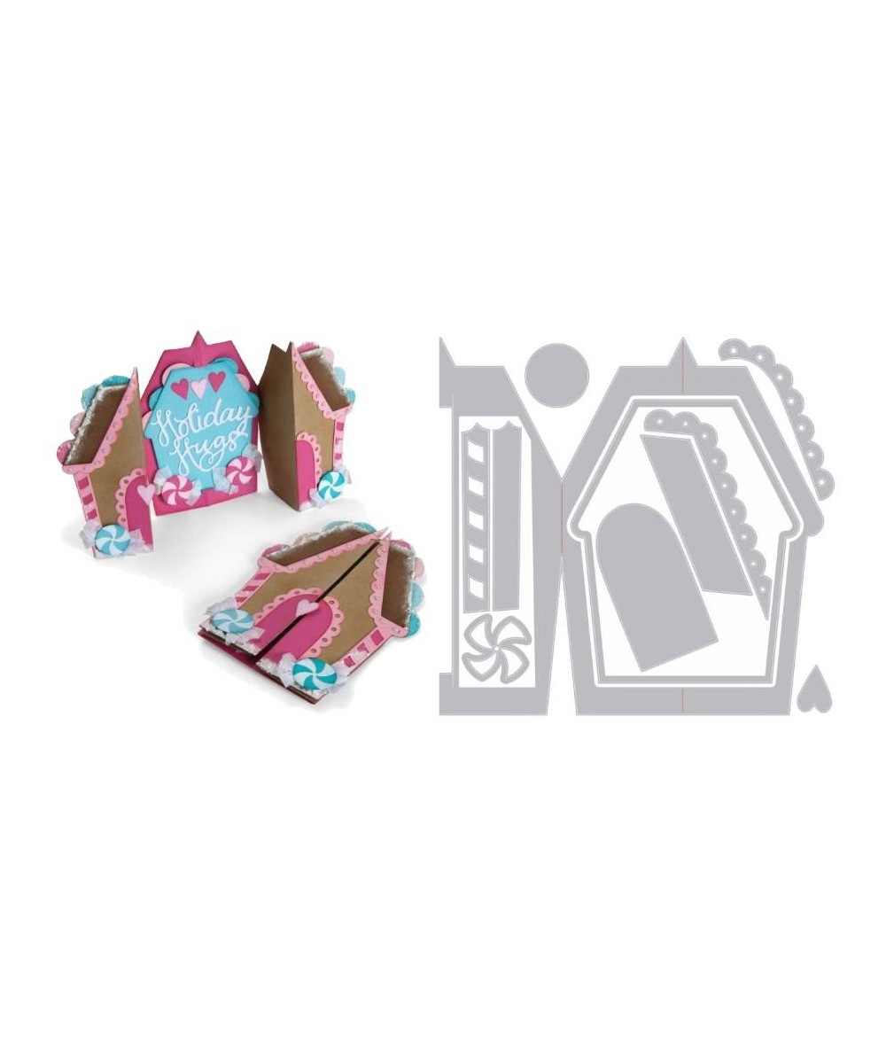 Sizzix, Thinlits Die Set 11PK - Card Gingerbread Fold-a-Long by Jen Long Sizzix - Big Shot - 2