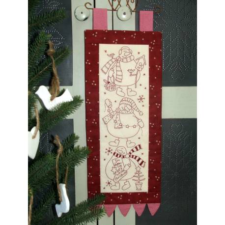 The BirdHouse, Snow Buddies – Christmas Pre-Printed Stitchery The BirdHouse - 1
