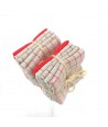 Pacchettino di Lino e Cotone, Beige e Rosso - 25 x 27 cm Roberta De Marchi - 2