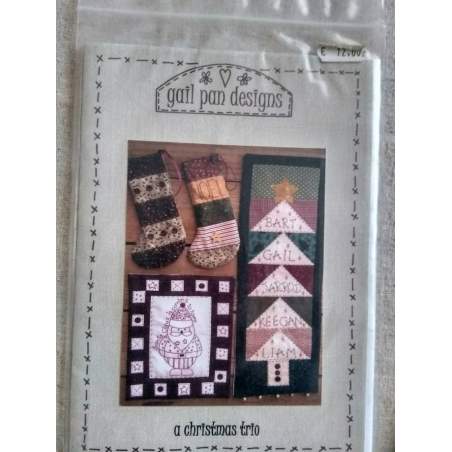 Gail Pan Designs, A Christmas Trio Gail Pan Designs - 1