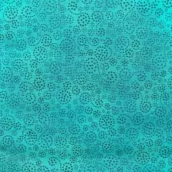 Essentials, Tessuto ottanio con riccioli puntinati tono su tono Wilmington Prints - 1