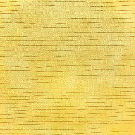 Moda Fabrics Round Robin, Tessuto Giallo con sottili Righe tono su tono Moda Fabrics - 1