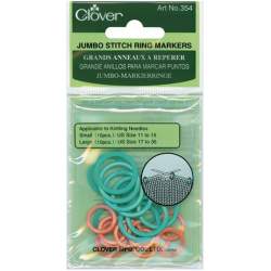 Clover, Anelli Ferma Maglia Jumbo (20 Pz) Clover - 1