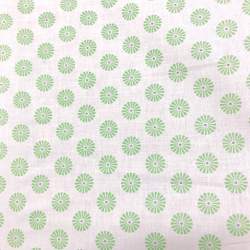 Gutermann Summer Loft, Tessuto Bianco con Fiori Verdi Gutermann - 1