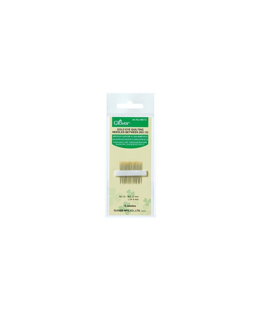 Clover, Aghi Gold Per Quilting n° 12 - 15 pz Clover - 1