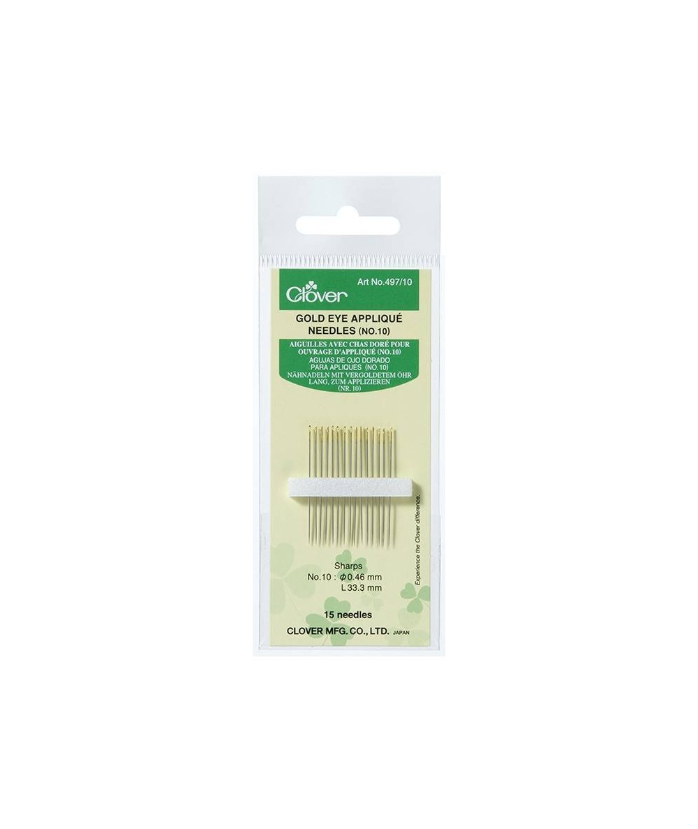 Clover, Aghi Gold Per Applique n° 10 - 15 pz Clover - 1