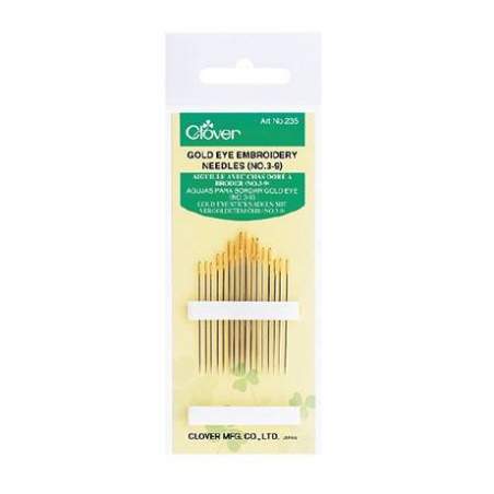 Clover, Aghi Gold Per Ricamo - 16 pz Clover - 1