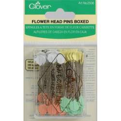 Clover, Spilli Testa A Fiore Rosa In Scatola - 100 Pz Clover - 1