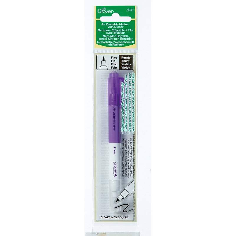 Clover, Penna Evanescente Viola Con Punta Fine E Gomma Clover - 1