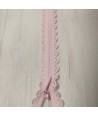 Cerniera Zip Invisibile con Pizzo da 22cm - Rosa Notions - 1