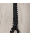 Cerniera Zip Invisibile con Pizzo da 40cm - Nero Notions - 1