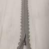 Cerniera Zip Invisibile con Pizzo da 60cm - Grigio Notions - 1