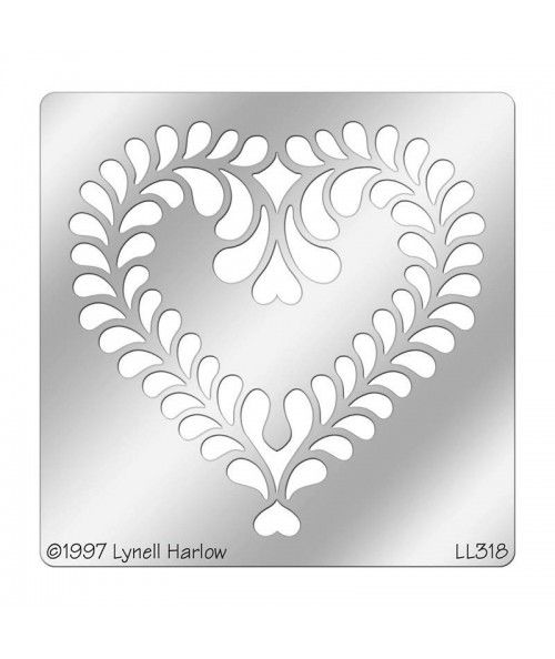 Stencil a Cuore in Metallo...