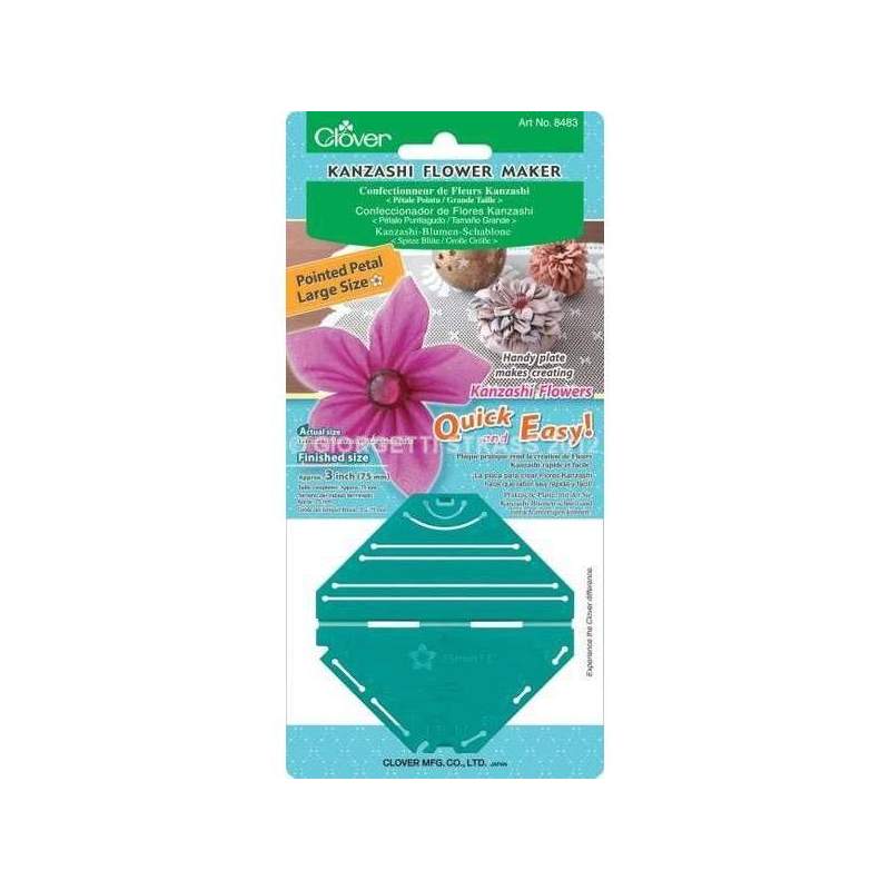 Clover, Crea Fiore Kanzashi Petali A Punta Large Clover - 2